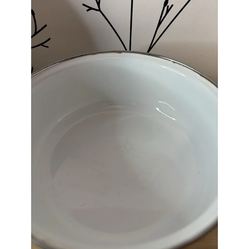 Lincoware Callaway Metals Bowl Set, White Green, 6.5